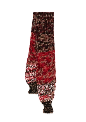 Roberto Collina mélange scarf - Black