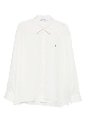 Études Studio logo-detail shirt - Neutrals