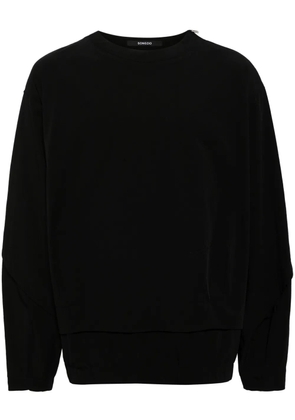 SONGZIO Underart layered sweatshirt - Black