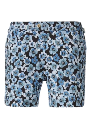 TOM FORD floral-print swim shorts - Black
