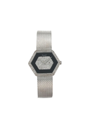 Piaget 1970 pre-owned hexagonal-face 29mm - Silver