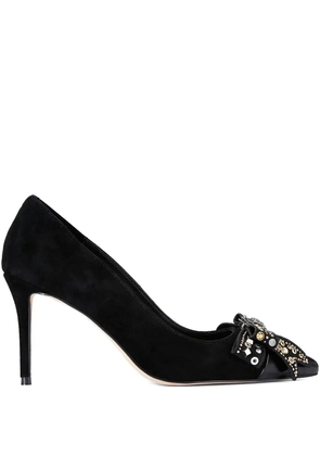 Kurt Geiger London embellished bow pumps - Black