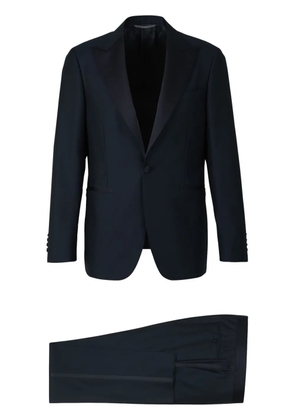 Canali wool single-breasted suit - Black