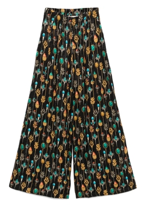 Agua By Agua Bendita Pinon Ornamento trousers - Black
