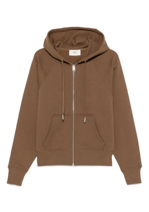 AMI Paris Ami De Coeur hoodie - Brown
