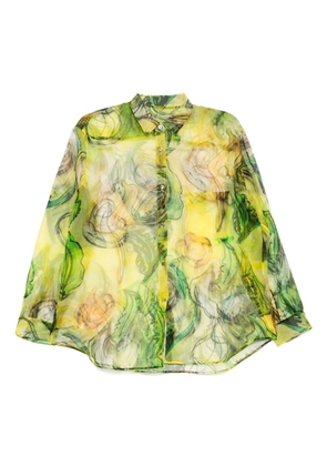JNBY mixed plant shirt - Green