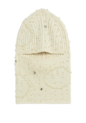 BARROW beaded balaclava - Neutrals