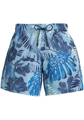 ETRO floral-print swim shorts - Blue