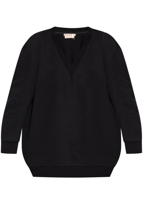 Marni V-neck sweater dress - Black