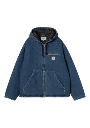 Carhartt WIP Cleveland hooded denim jacket - Blue
