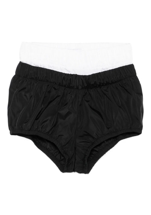 Vestiaire d'un Oiseau Libre panelled mini shorts - Black