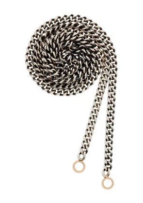 Marla Aaron 14kt yellow gold Heavy Curb Chain necklace - Silver