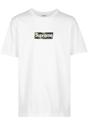 Supreme box logo cotton T-shirt - White