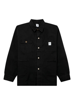 SOUTH2 WEST8 cotton canvas shirt jacket - Black