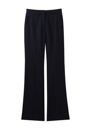 St. John houndstooth flare trousers - Black