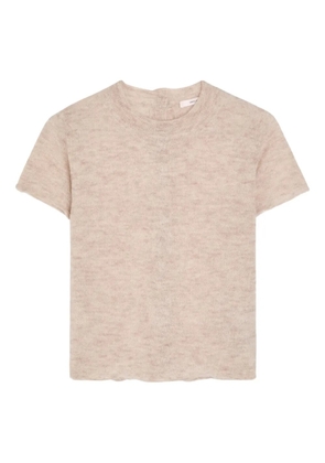 Haikure short-sleeve crew-neck T-shirt - Neutrals