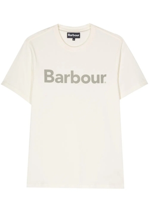 Barbour logo-print cotton T-shirt - Neutrals