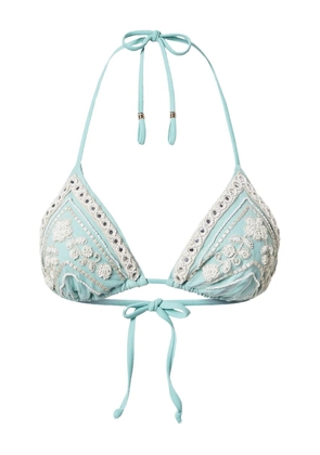 TWINSET embroidered triangle bikini - Green