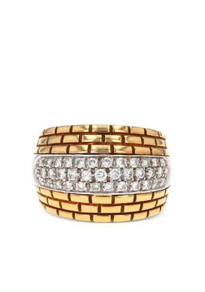Cartier 18kt yellow gold diamond ring - Silver