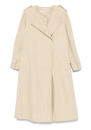 Moncler Gourdon trench coat - Neutrals