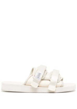 Suicoke MOTO-Cab logo-patch slides - Neutrals