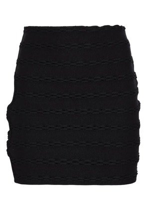 Amir Slama cut out-detail mini skirt - Black