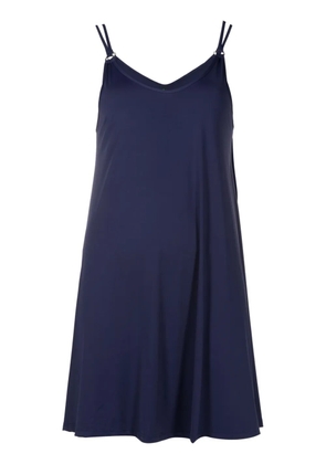 Lygia & Nanny Kolaka V-neck shift minidress - Blue