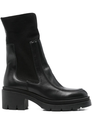 Marc O'Polo 70mm elastic-panel block-heel boots - Black
