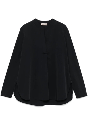Blanca Vita band-collar blouse - Black