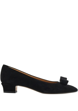 Ferragamo 30mm Vara bow block-heel pumps - Black