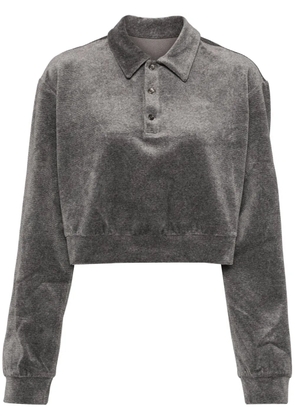 JNBY corduroy classic-collar sweatshirt - Grey