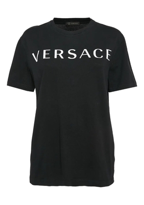 Versace Pre-Owned logo-print T-shirt - Black
