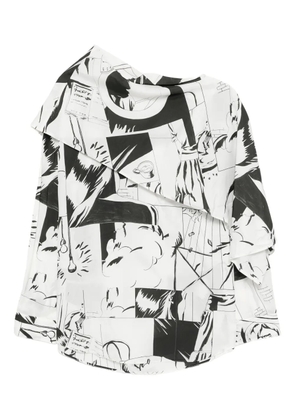 JNBY graphic-print top - White
