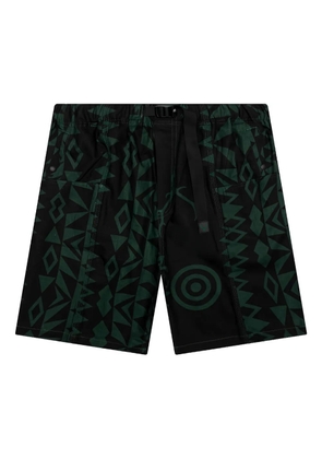 SOUTH2 WEST8 belted printed shorts - Black