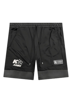 AMIRI logo-print mesh basketball shorts - Black