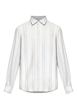 Paul & Shark striped long-sleeve shirt - Neutrals