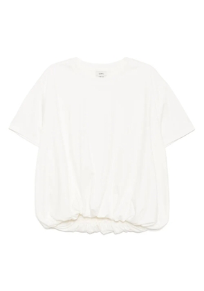 Goen.J short-sleeve cotton top - White