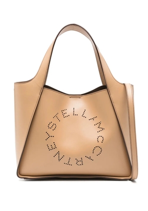 Stella McCartney logo tote bag - Neutrals