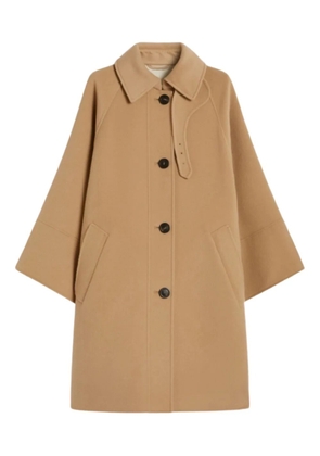 Weekend Max Mara RUFO single-breasted wool coat - Brown