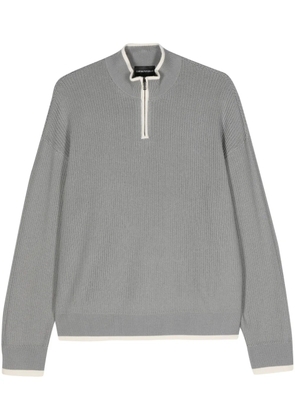 Emporio Armani zip-up jumper - Grey