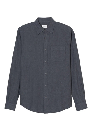 Closed long-sleeve button-up shirt - Grey