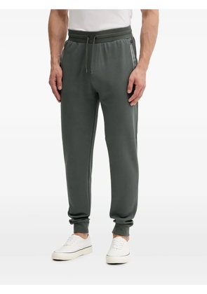 BOSS drawstring-waist cotton trousers - Grey