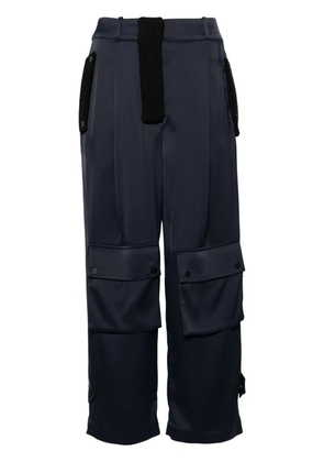 The Mannei Umea pleated cargo trousers - Blue