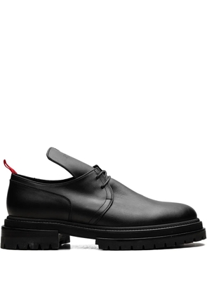 424 leather derby shoes - Black