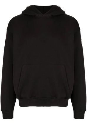 Neil Barrett Minimalist Bolts appliqué-detail hoodie - Black