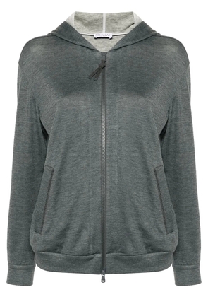 Brunello Cucinelli Monili-detail hoodie - Grey