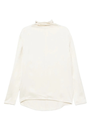 TOTEME high-neck blouse - Neutrals