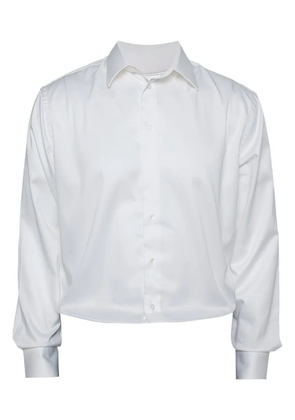 Armani Vintage button-up long-sleeve shirt - White