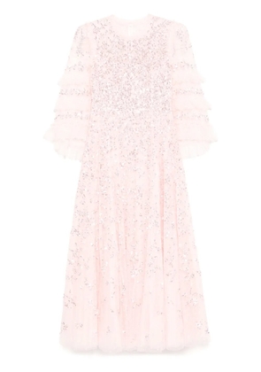 Needle & Thread floral lace gown - Pink