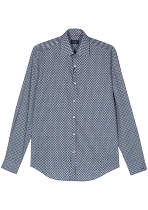 Paul & Shark geometric-print shirt - Blue